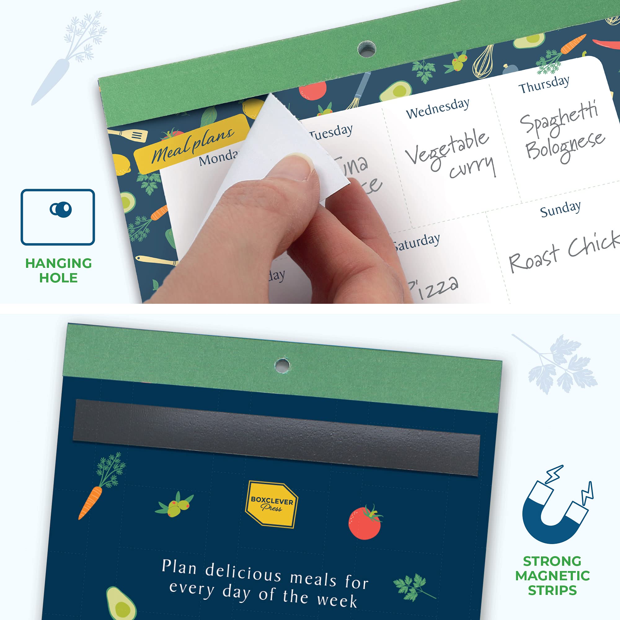 Boxclever Press Magnetic Shopping List Pad For Fridge Stunning boxclever-press-magnetic-shopping-list-pad-for-fridge-stunning