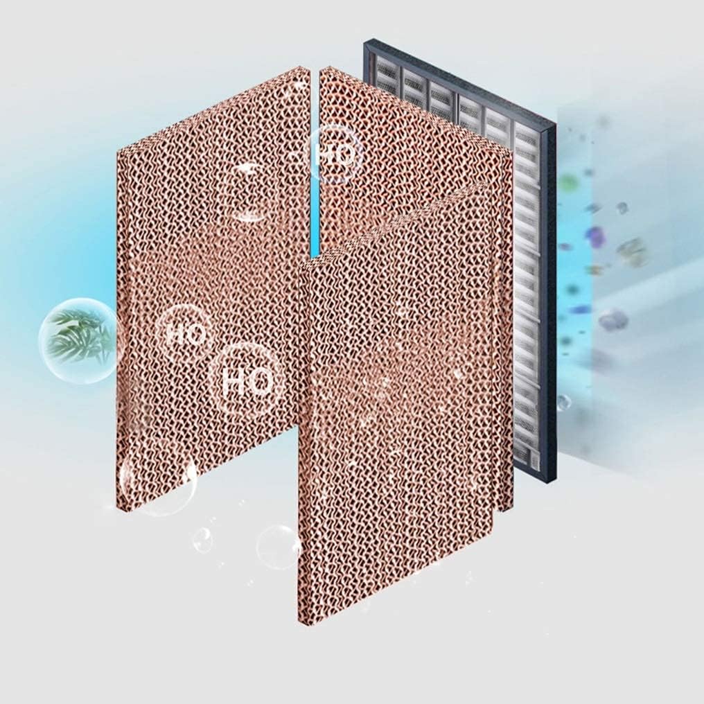 Evaporative Coolers Portable Air Conditioning Unit Cooler with Remote Control and Purifier Humidifier 7 Fan Speeds with Oscillation Function for Home Or Office Use (Colour: Blue) (White