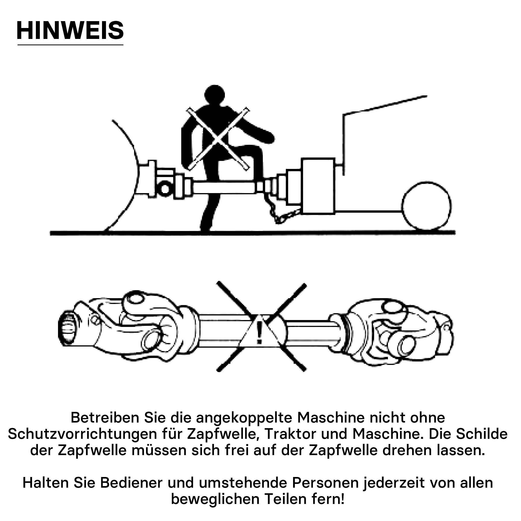 Wiltec Zapfwelle T4 Gelenkwelle 850-935mm 460Nm 540U/min, PTO-Shaft, 40kW (55PS), 2X 1 3/8" 6 Zähne