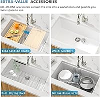 Vista 74 de 18 Granite Composite Bar Sink - Donsdey 18”×16” Undermount Granite Kitchen Sink Black Quartz Classic Composite Under Counter Single Bowl Bar Prep RV