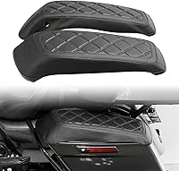 Vista 17 de TCMT Cubierta de tapas de maletero con costuras azules compatible con Harley Touring 2014-2025 Road King Road Street Electra Glide Pack