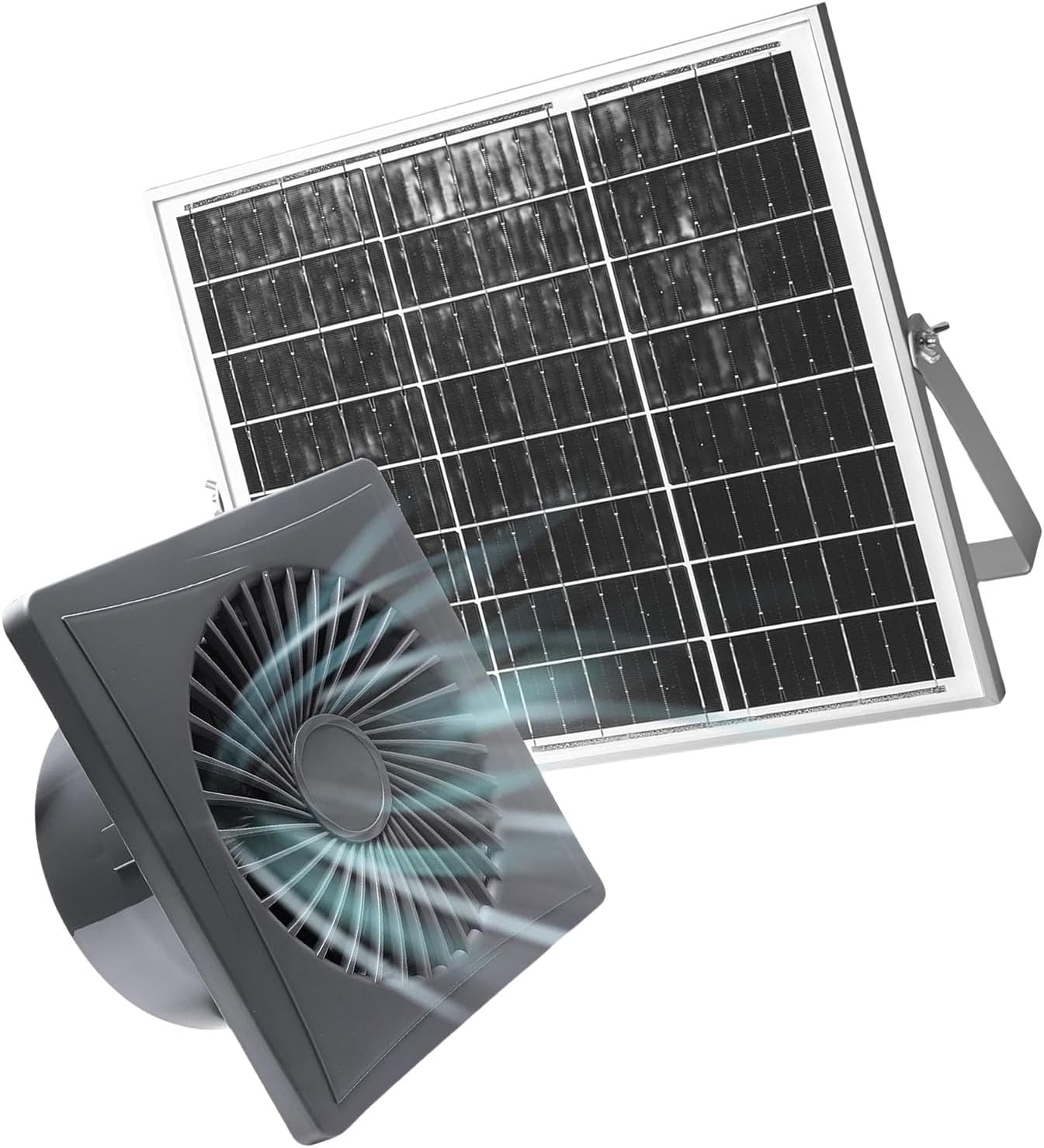 High Efficiency Solar Ventilation Systems Exhaust Fan 3W Outdoor Ventilation for Greenhouses and Pet Shelters Energy Efficient Exhaust Fan