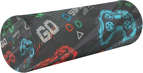 Miniatura 1 de Game Elements Bolster Pillow for Couch Neck Roll Pillow Decorative Long Round Pillows for Bed for Lumbar Support Pillow for Couch Round Foam Cushion