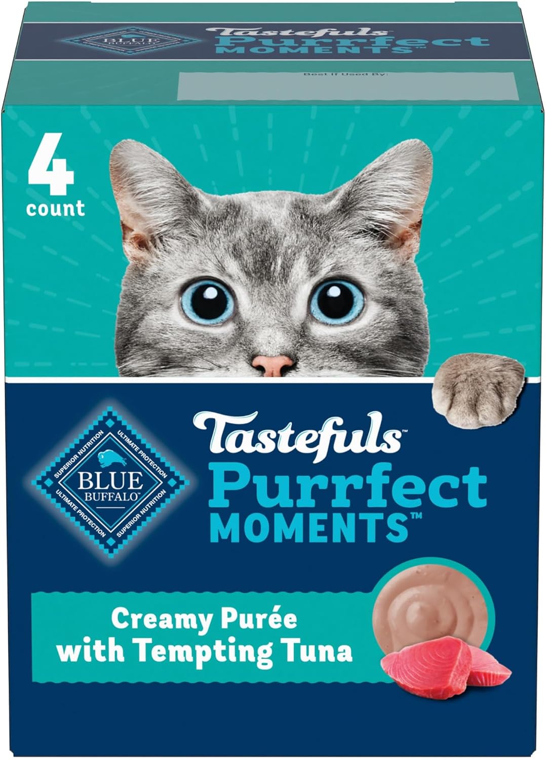 Blue Buffalo Tastefuls Purrfect Moments Tuna Cat Snack, 1.2 oz, 4 ct