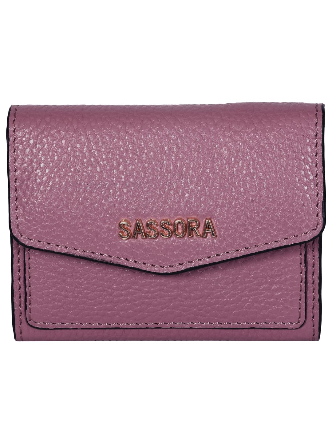 Genuine Leather Purple Card Holder for Girls-image-24