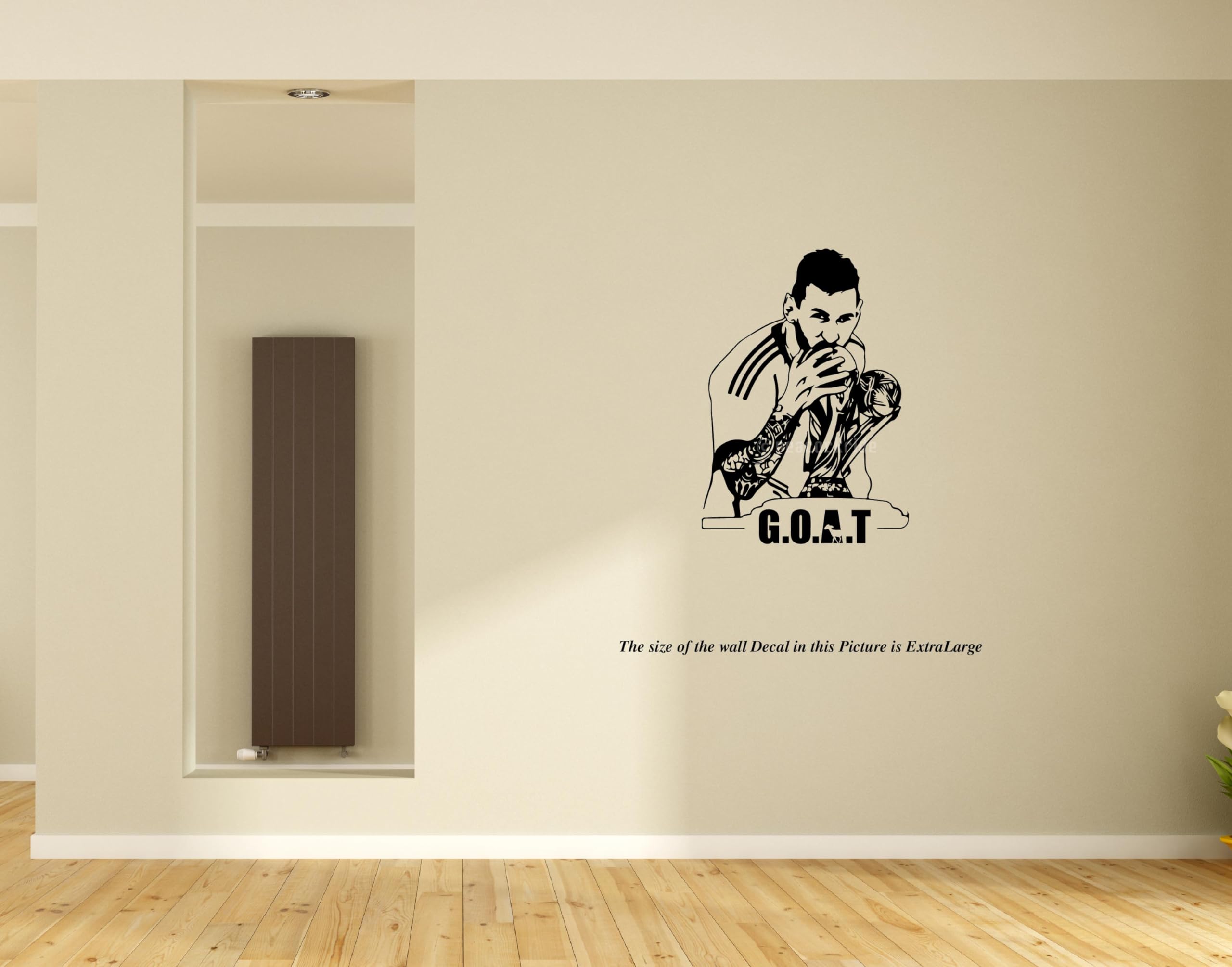 PEACOCKRIDE Lionel Messi World Cup I Messi l Goat I Foot Ball I Argentina I Wall Decal Extra Large Black (PVC Vinyl) (B0CR3MH1LY) Amazon Price History, Amazon Price Tracker