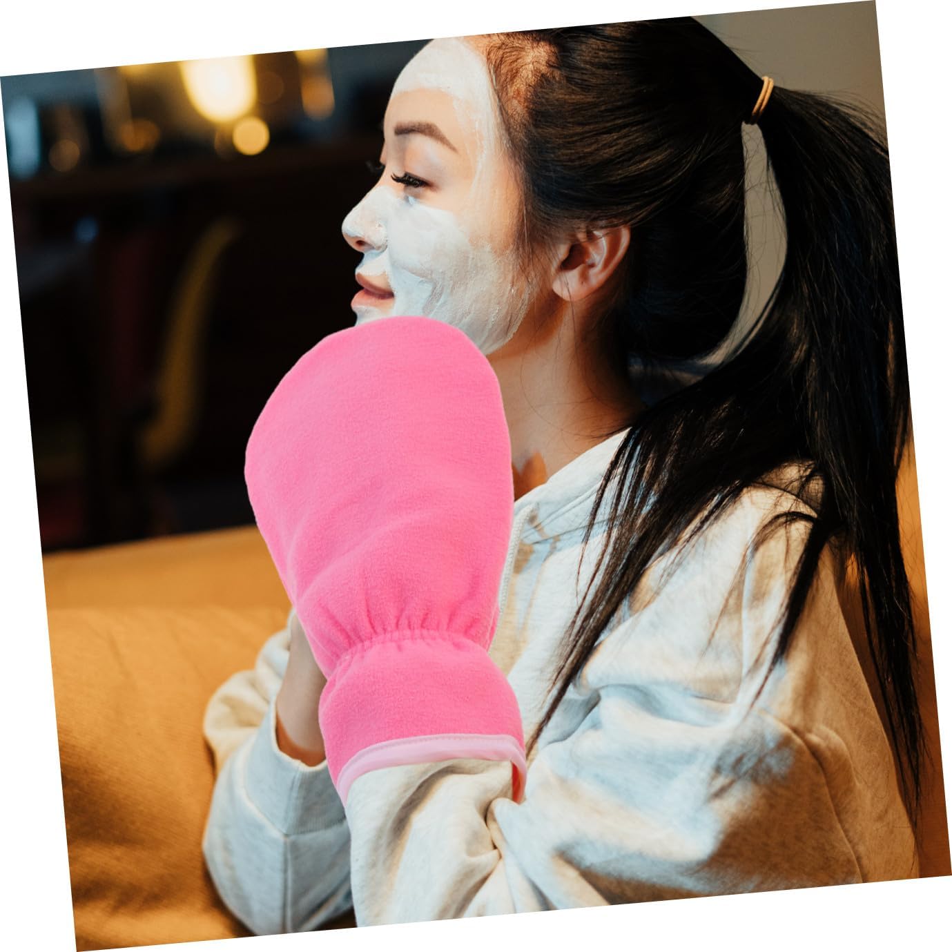 VICASKY Moisturizing Hand Mask Gloves Paraffin Wax Bulk 3 Sets Hand Care Mittens
