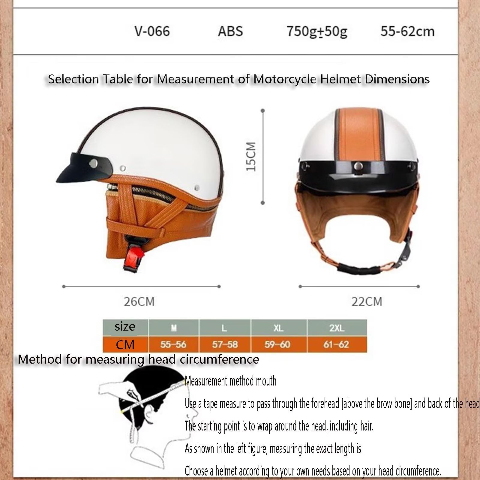 Casco Moto Retrò,casco moto uomo,Caschi per Scooter Anni '60 - Modello 3/4 in Vera Pelle con Visiera, Certificato DOT/ECE - Stile Retrò Chiuso/Aperto - Unisex Uomo e Donna