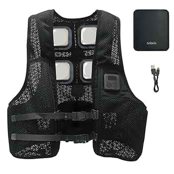 Amazon.co.jp: [DAISHIN] 2025 年 ペルチェ式冷却ベスト 冷暖