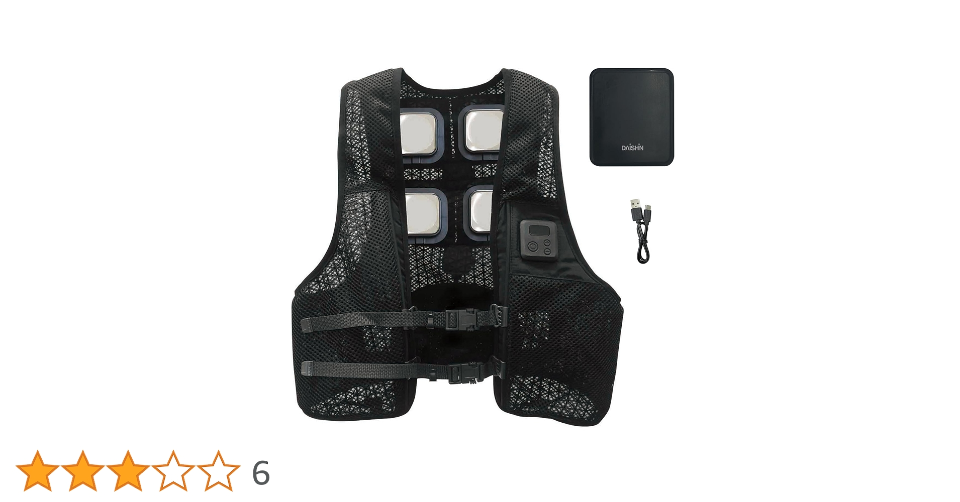 Amazon.co.jp: [DAISHIN] 2025 年 ペルチェ式冷却ベスト 冷暖切替え