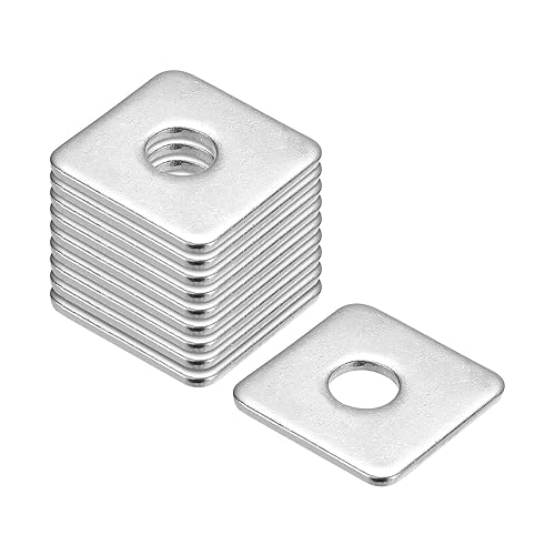 Miniatura 6 de uxcell Arandela cuadrada, 20 piezas M5x20x20x1.0.197 in 304 arandelas de placa cuadrada de acero inoxidable 304 Junta espaciadora de almohadilla