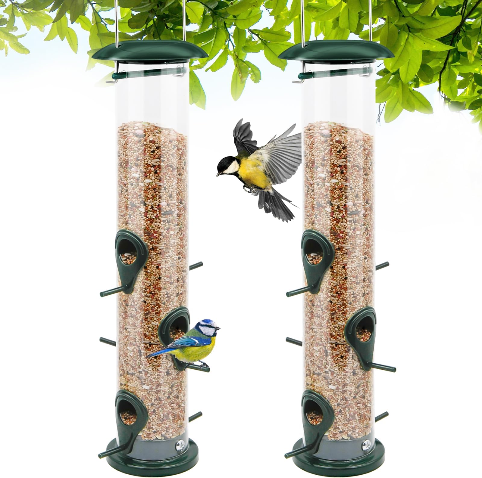 Amazon.com : Woodlink Inch NATUBE12 Audubon Plastic 6 Port Seed Tube