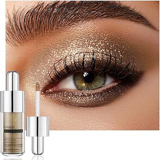 Sombra de ojos líquida brillante color beige ...