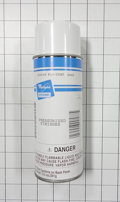 Whirlpool Part Number 350938: PAINT, PRESSURIZED SPRAY (12 OZ.) (PRIMER,GREY)