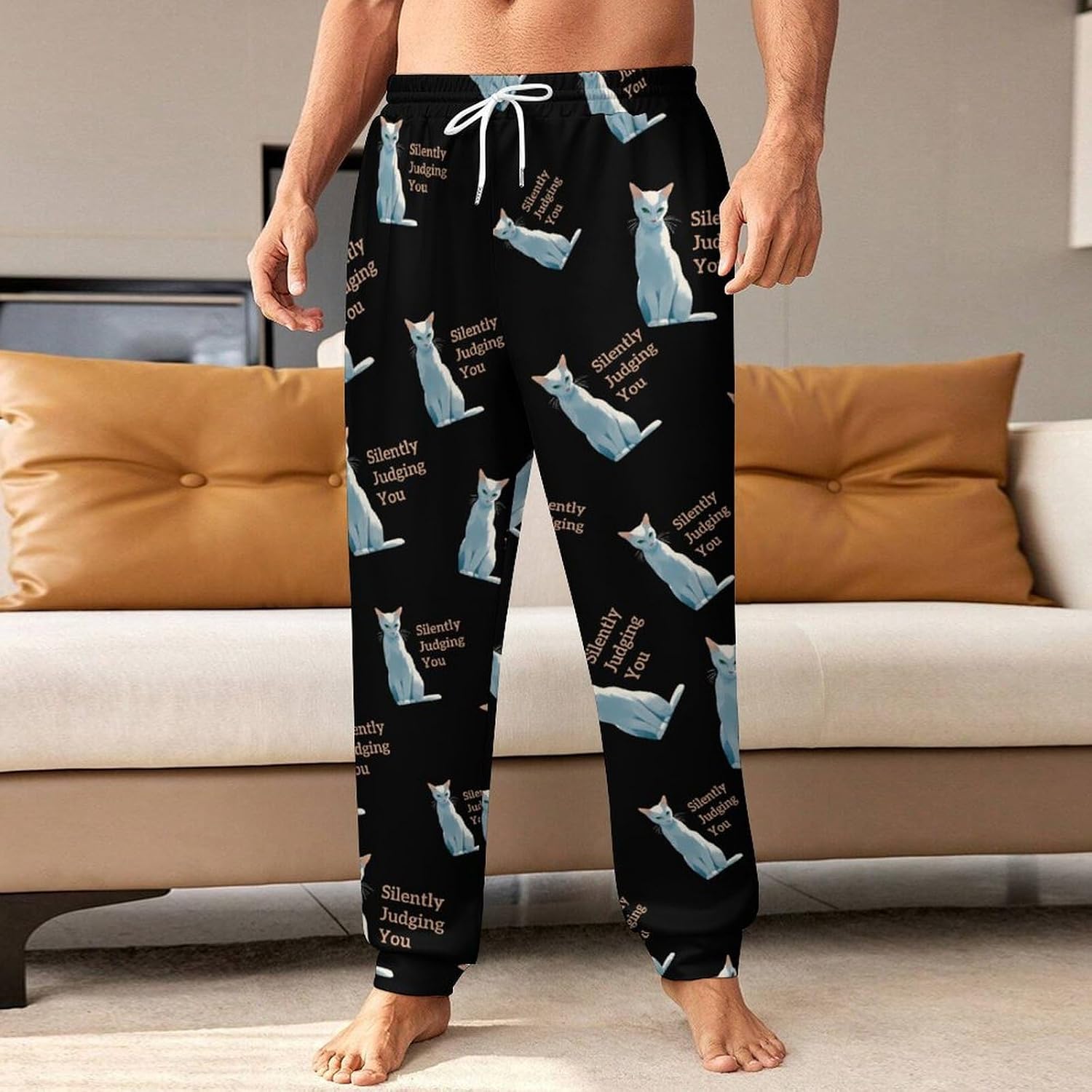 Silently Judging You Casual Men's Sweatpants Lounge Pant 4X-Large