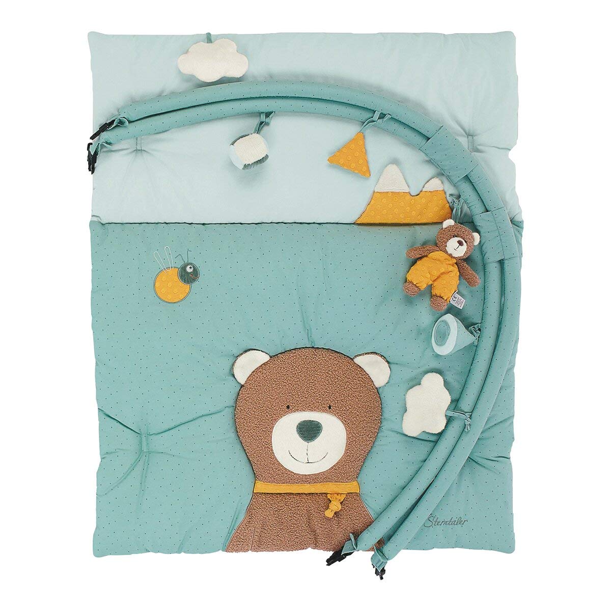 Sterntaler Arco y Manta con Juegos Oso Ben, Edad: 0-18 Meses, 100 x 80 cm