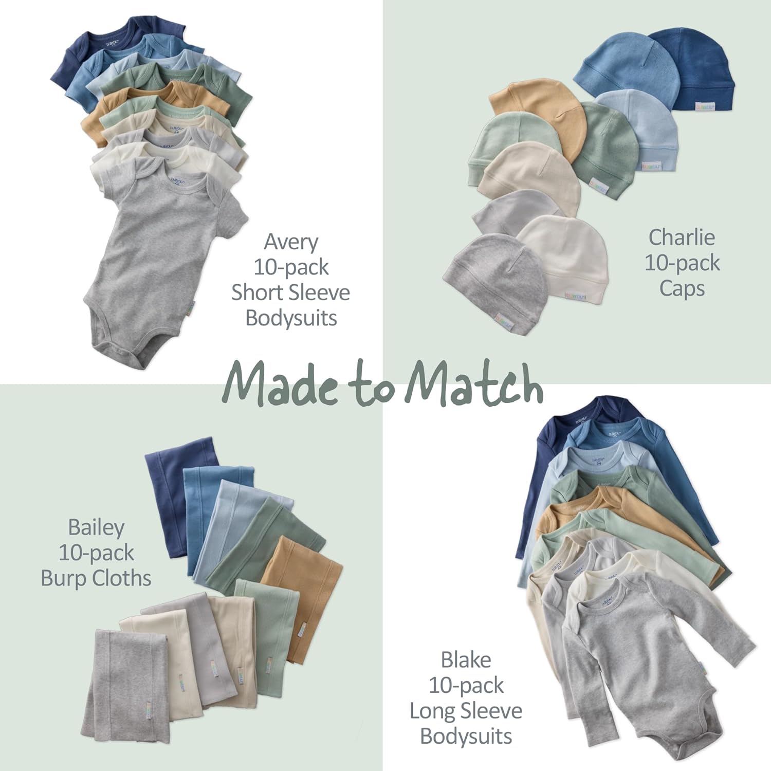 baby-girls Avery 10-pack Short Sleeve Bodysuits 100% Organic Cotton for Baby Boys & Girls - Image 6