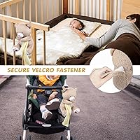 Vista 8 de BEREST Chupete para dormir recargable para bebé Oso, Latidos del corazón de mamá y nanas, Sonido de ruido blanco, Proyector de luz nocturna