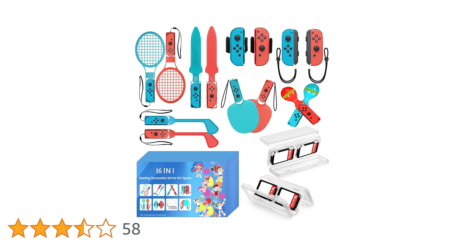 【早い者勝ち‼️】switch 3点セット Amazon.co.jp: VoSinrly【16 in 1セット】2025年新登場！Switch Sports