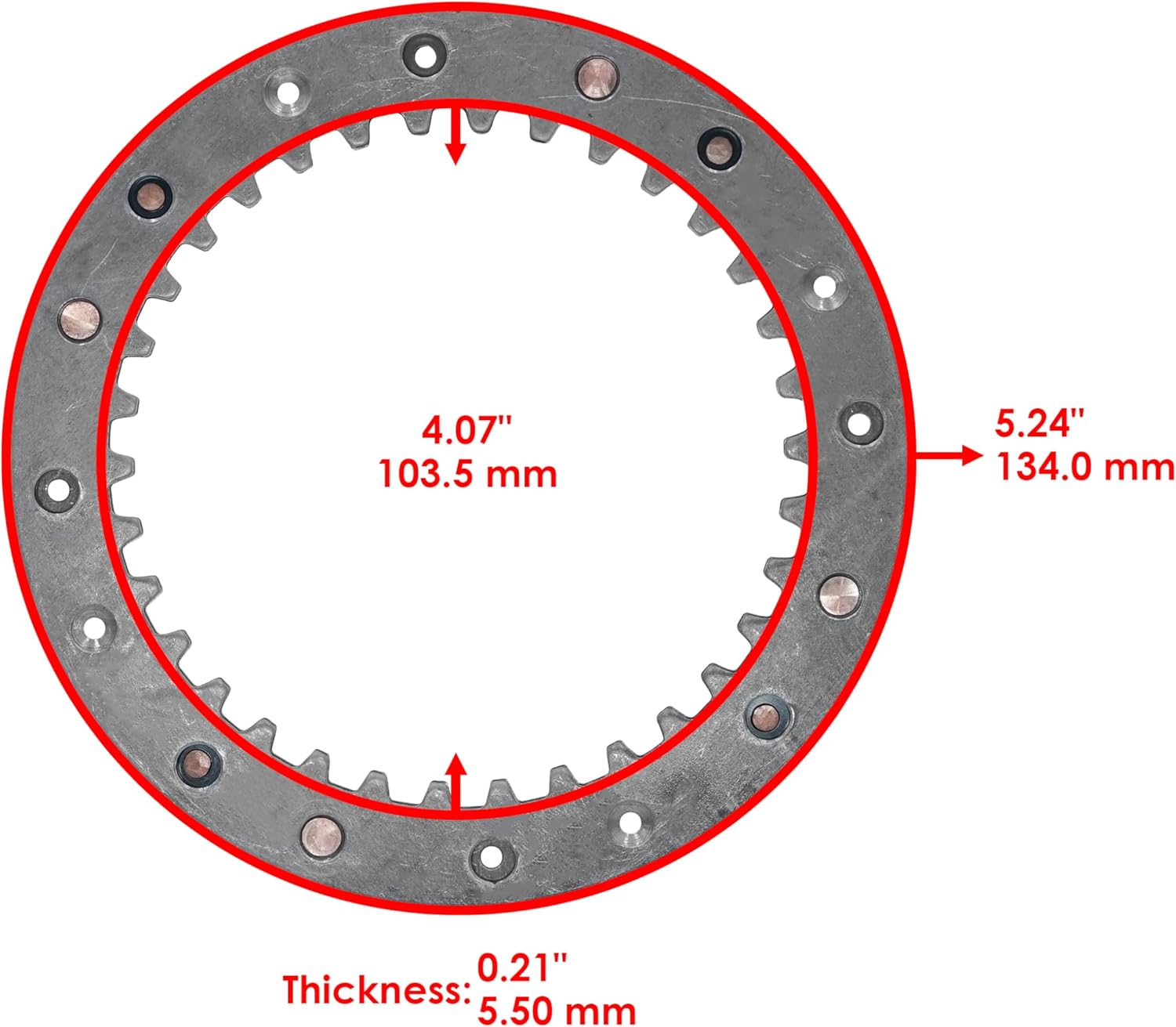 Caltric Clutch Friction Plates Kit Compatible with Kawasaki Z1000 ZR1000 ABS 2016 / Ninja 1000 1000SX ZX1000 2016-2023