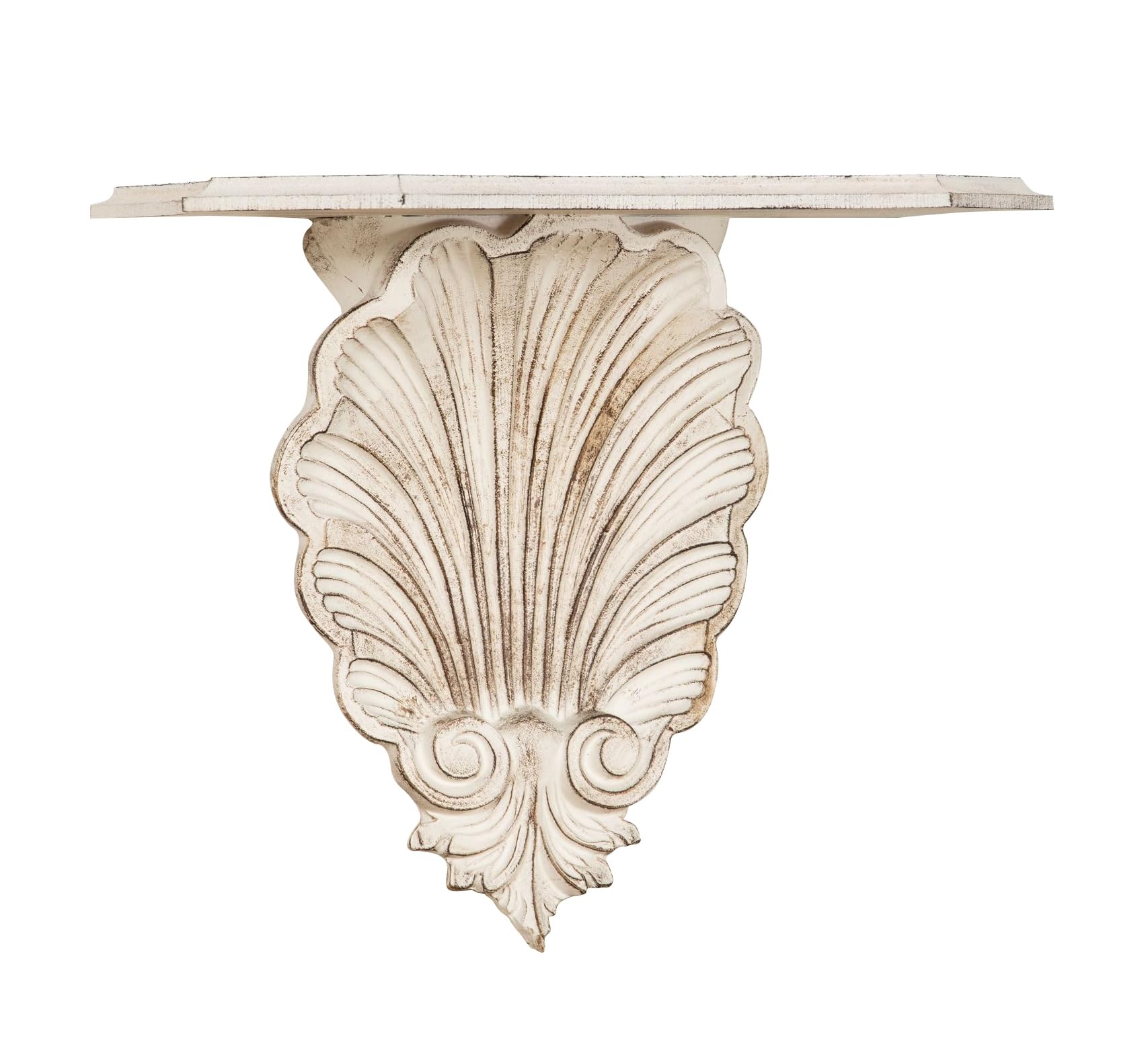 Étagère d'angle cuisine en bois patiné pour une décoration esprit maison de famille