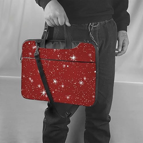 Miniatura 6 de Galaxy Star Laptop Bag for 15.6 inch, Snowflakes Laptop Case Sleeve for Women Men, Water Resistant Computer Messenger Bag