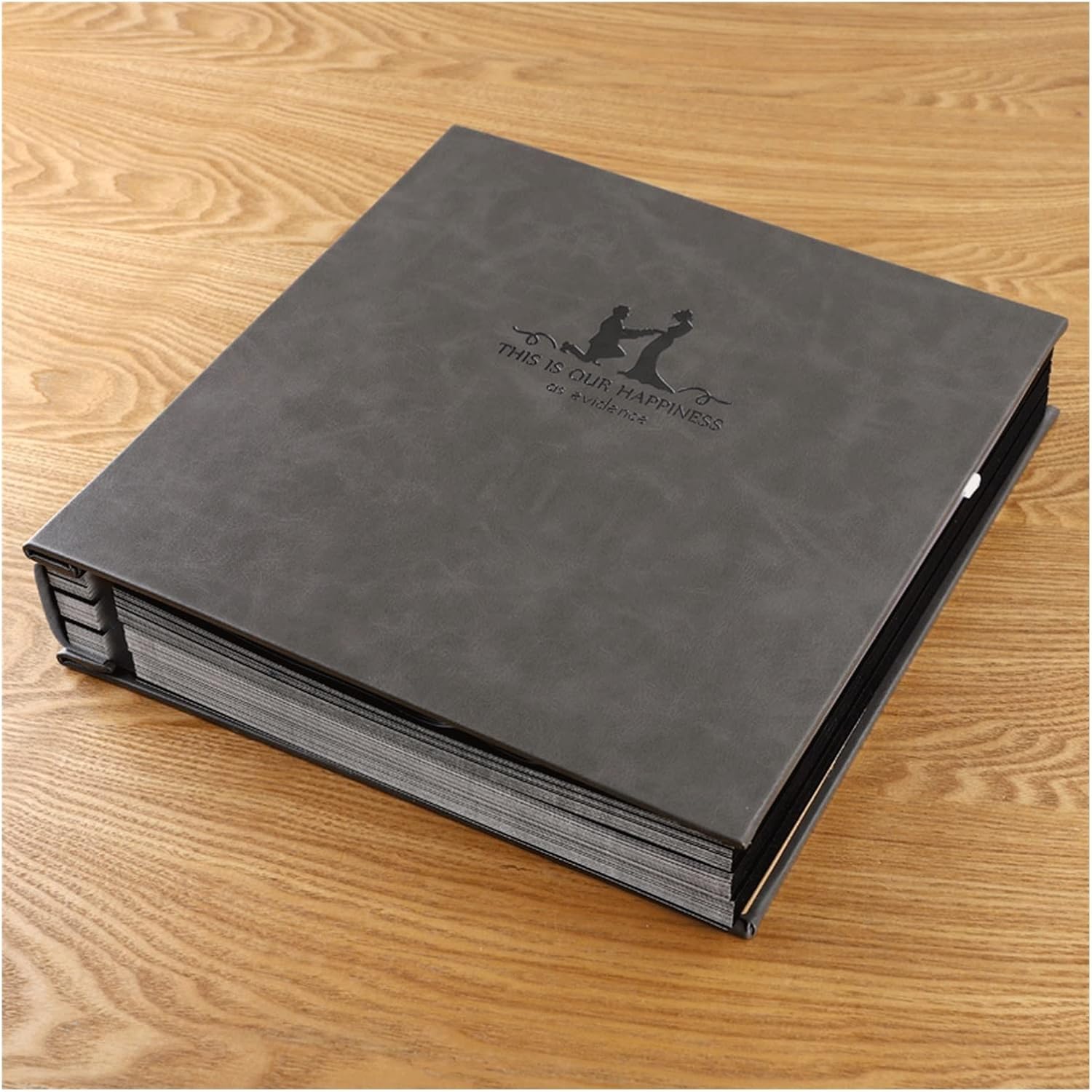 Photo Albums DIY Photo Album, Souvenir Album, Pasted Family Version, Photo Storage, Self-adhesive Film, Large-capacity Album Album de fotos (Color : 12, Size : Black paper/40 sheets)