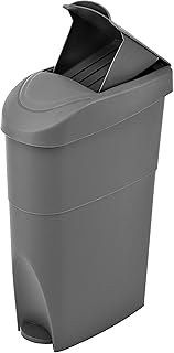 Alpine Step-On Sanitary Napkin Receptacle – Large Tampon / Diaper Holder for Bathroom Provides Clean & Odor-Free Restroom ...