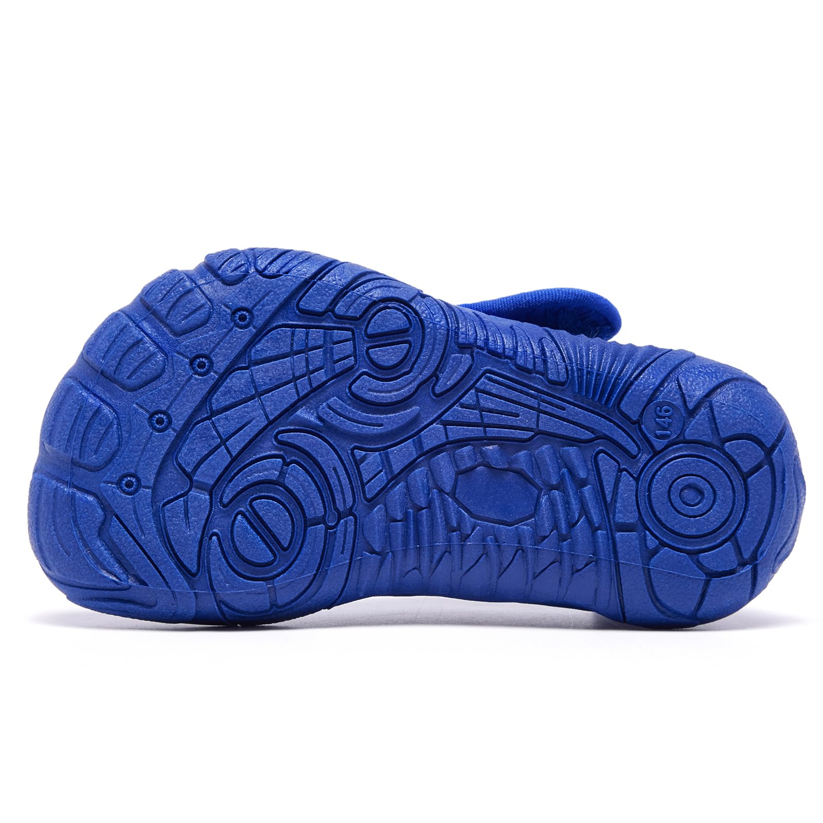 Racqua Scarpe da acqua per bambini, antiscivolo, per bambini, ragazzi e ragazze (neonati/bambini), Wzk1653t Blu marino, 18-24 mesi