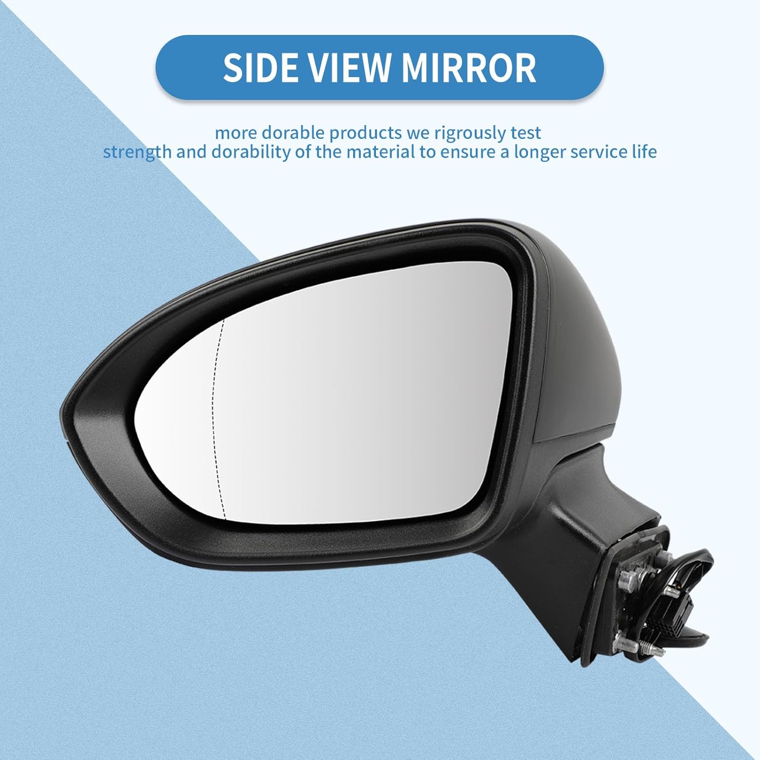 ECCPP Exterior Mirrors Replace with 2016-2019 For Chevy For CRUZE Driver Side 39125813-PFM