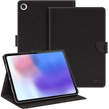 Leather Case Compatible with OnePlus Pad Go 2 Wi-Fi only 12.1 2025 Protective Cover with Inner TPU Silicone Shell, Built-in Stand and Shockproof Black | 12.1" 2025  TPU