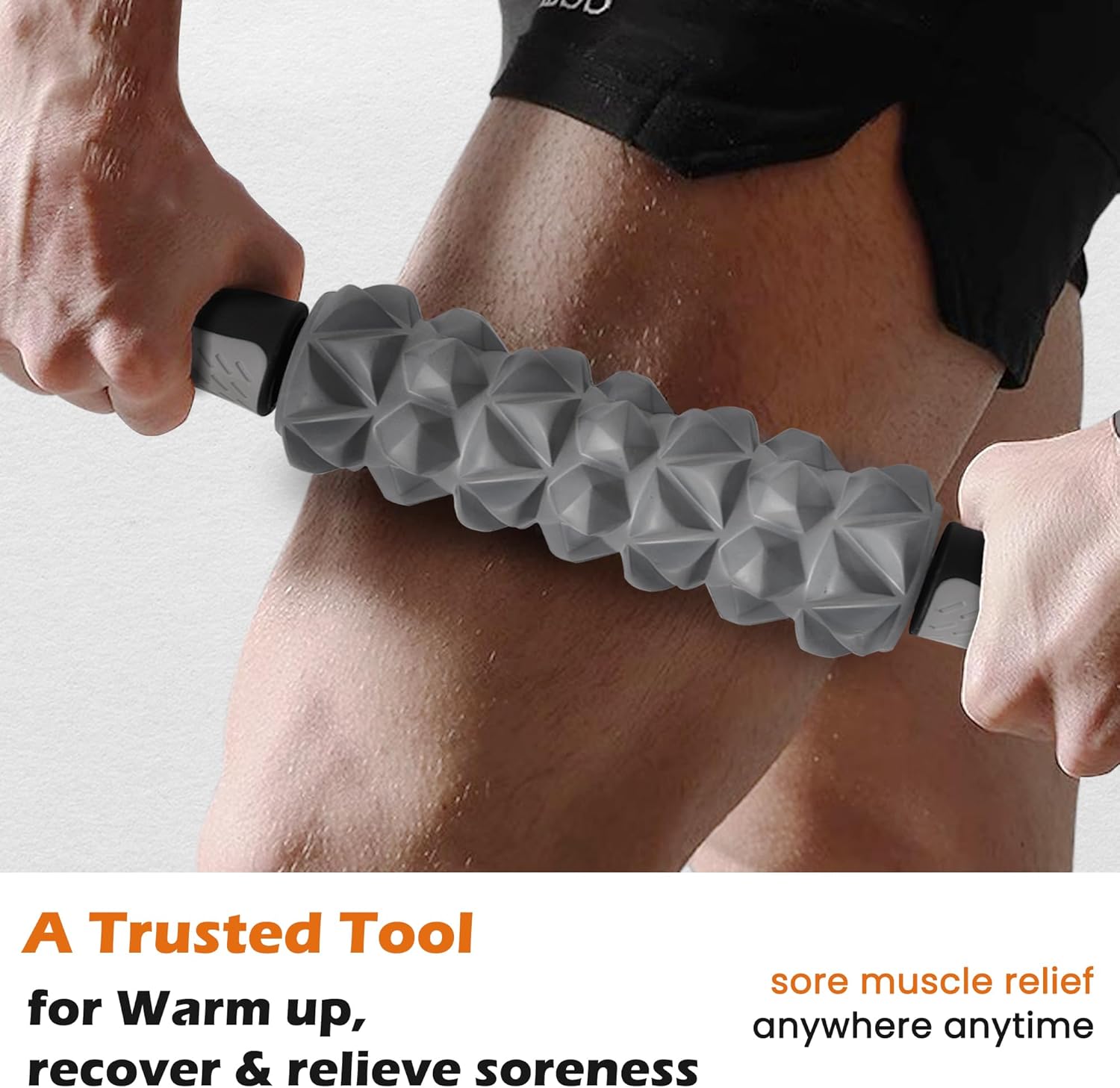 KITWILD Muscle Roller Stick, Massage Roller Stick for Athletes, Body Massage Stick for Muscles Deep Tissue, Muscle Relaxation Roller for Physical Therapy, Myofascial Release, and Yoga Therapy - Image 6
