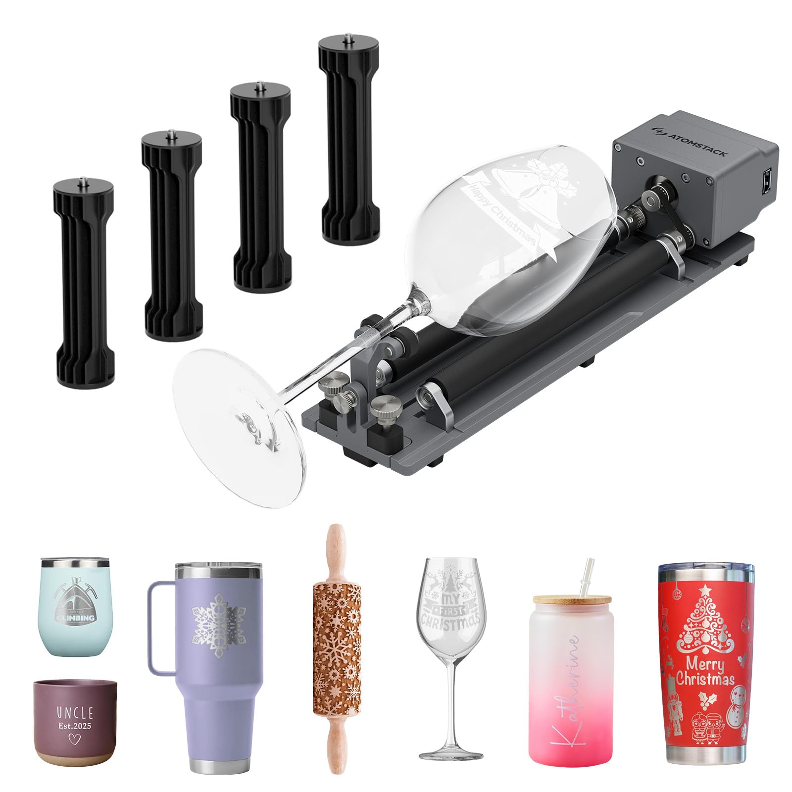 ATOMSTACK R6 Laser Rotary Roller Laser Engraver Multi-Function
