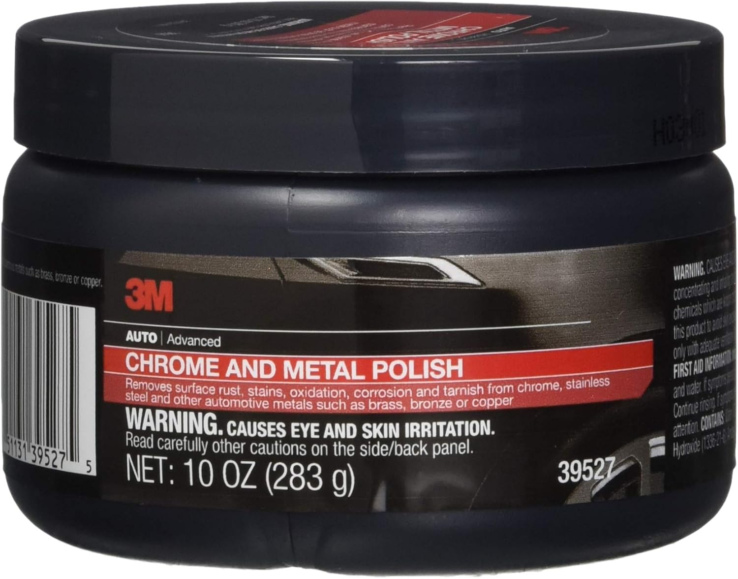 3M 39527 Chrome and Metal Polish - 10 oz. - Case of 6
