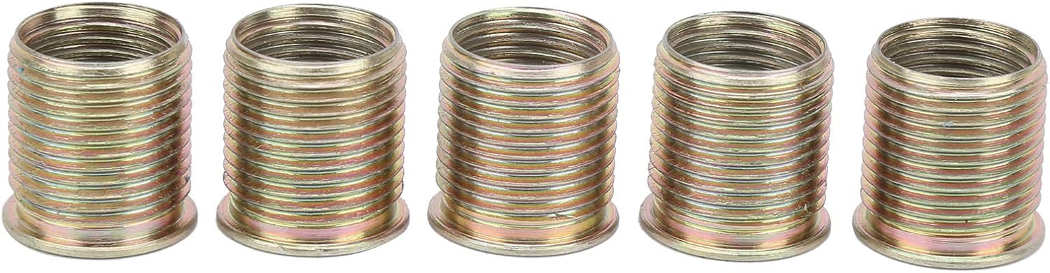 BORDSTRACT Repair Tool, M14x1.25 Carbon Steel Thread Repair Kit Spark Plug Thread Repairer Repairs Damaged Spark Plug Threads
