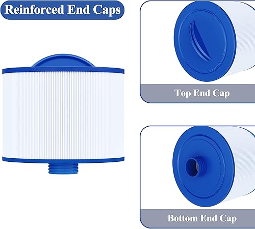 Miniatura 4 de Cryspool 08001 Filtro compatible con 8CH-951, PBF36, Wellspring 10-2870, cartucho de filtro de spa de 40 pies cuadrados, paquete de 2