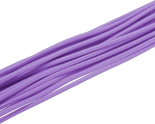 Vista 537 de PATIKIL Cuerda elástica elástica de 1/8 pulgadas, 11 yardas (0.118 in x 32.8 ft), color verde militar para manualidades, correas de gancho