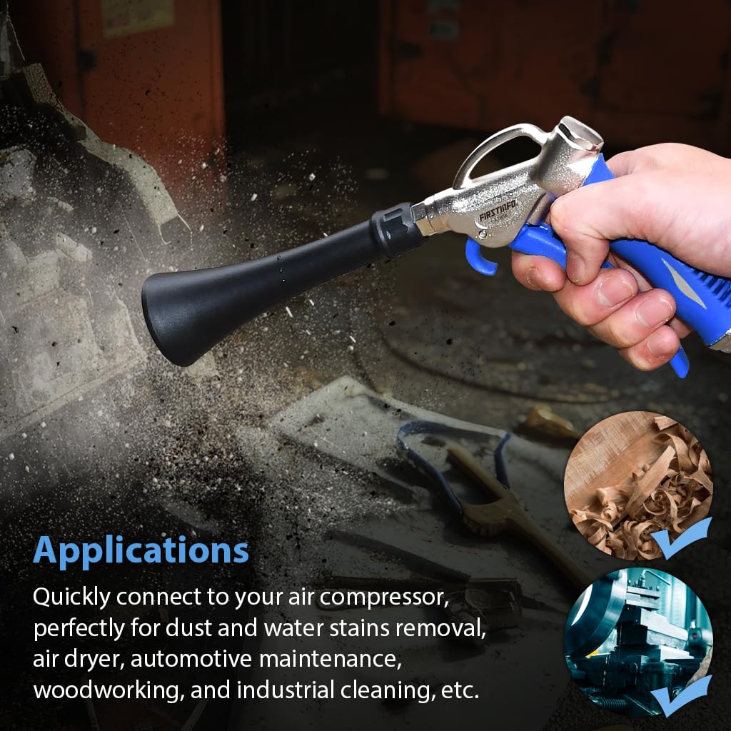 FIRSTINFO A1856EU | Pistola ad aria compressa | con ugello a ciclone