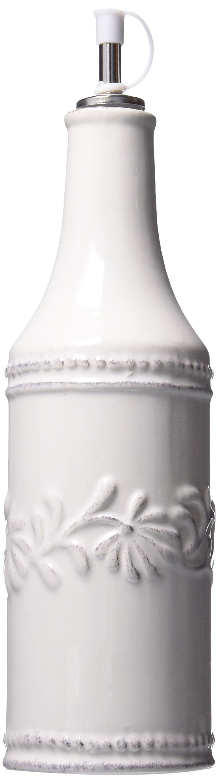 American AtelierBianca Leaf Oil Bottle, White