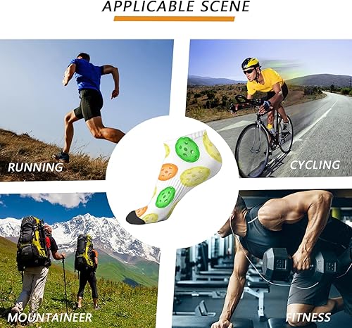 Miniatura 8 de devor Calcetines para niños, calcetines de vestir, calcetines de forro para niños, calcetines de humor de PICKLEBALL, Blanco