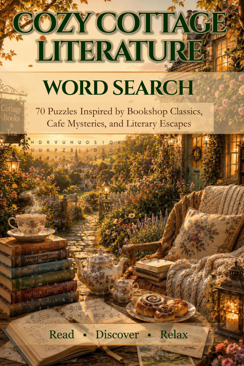 Cozy Cottage Literature Word Search: 70 Puzzles Inspired by Bookshop Classics, Café Mysteries, and Literary Escapes (The Literary Collection)