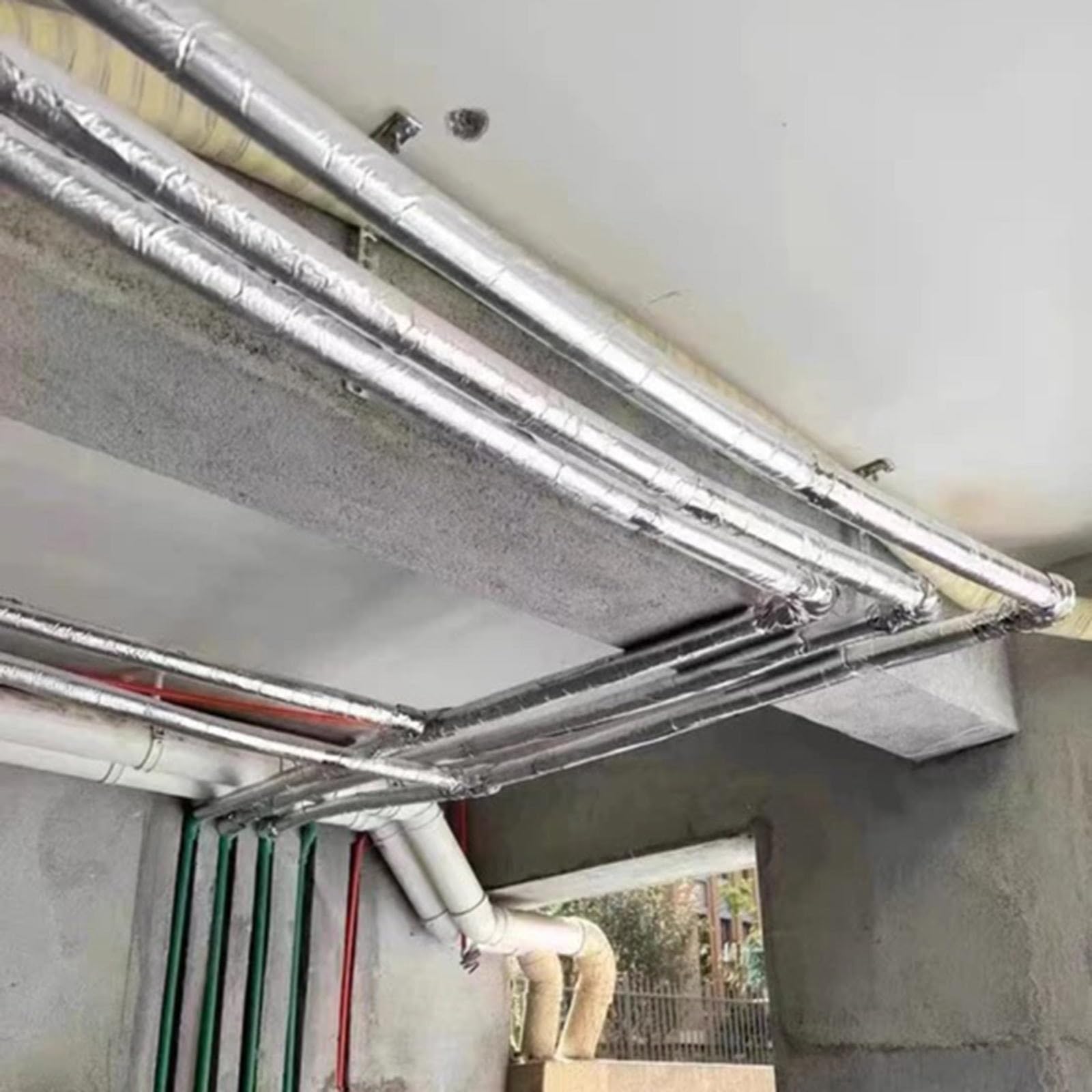Tubo Isolante Antigelo per Esterni Guaina Isolante per Tubi in Schiuma Antigelo Ritardante di Fiamma Spessore 20 mm Isolante per Tubature ID 22 27 34 43 50 63 76.0 mm, 1 Pezzo(325.0mm/12-4/5")