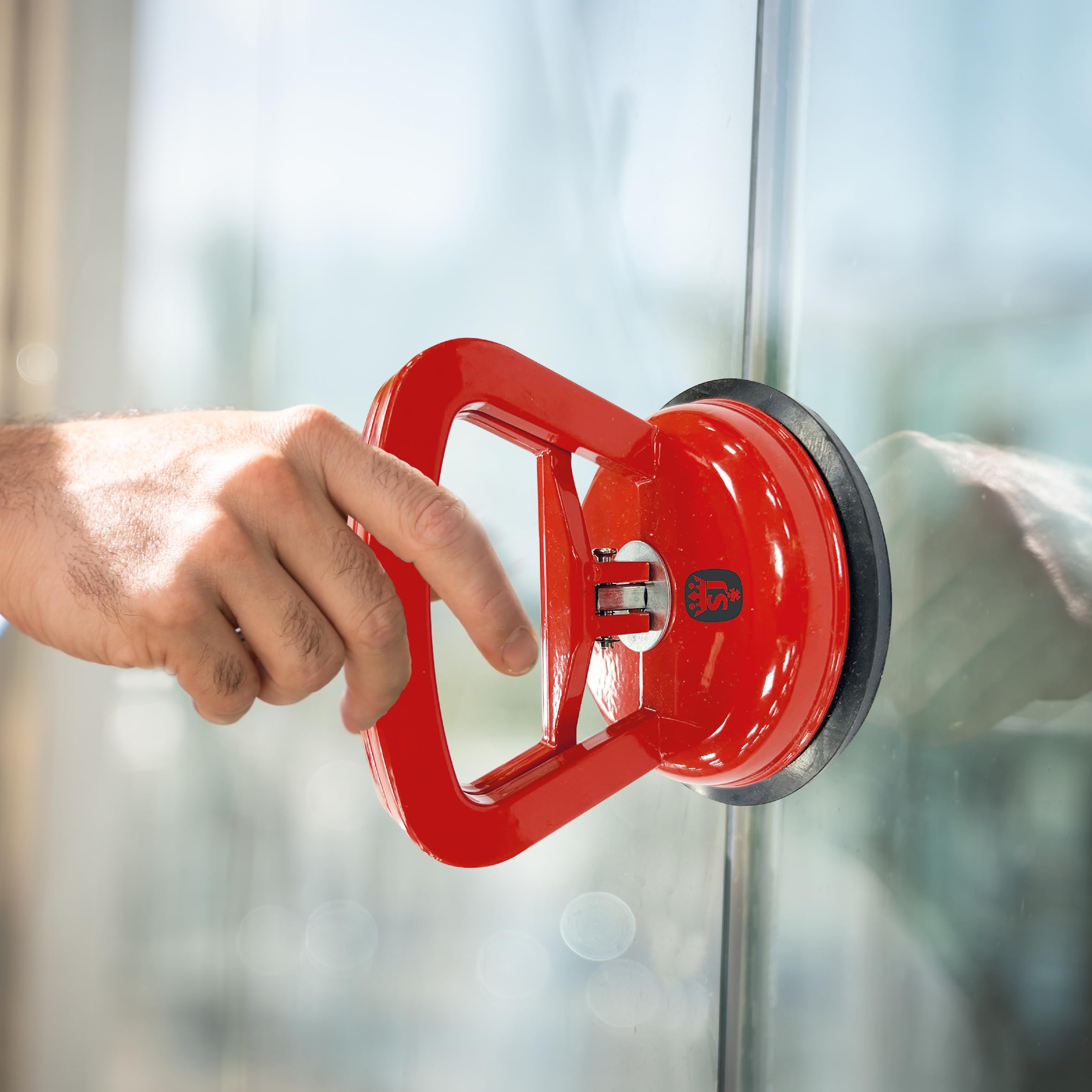 Spear & Jackson ASCS118 - Ventosa Singola ad Alte Prestazioni – Capacità di Sollevamento 50 kg – Sistema di Bloccaggio e Rilascio Facile