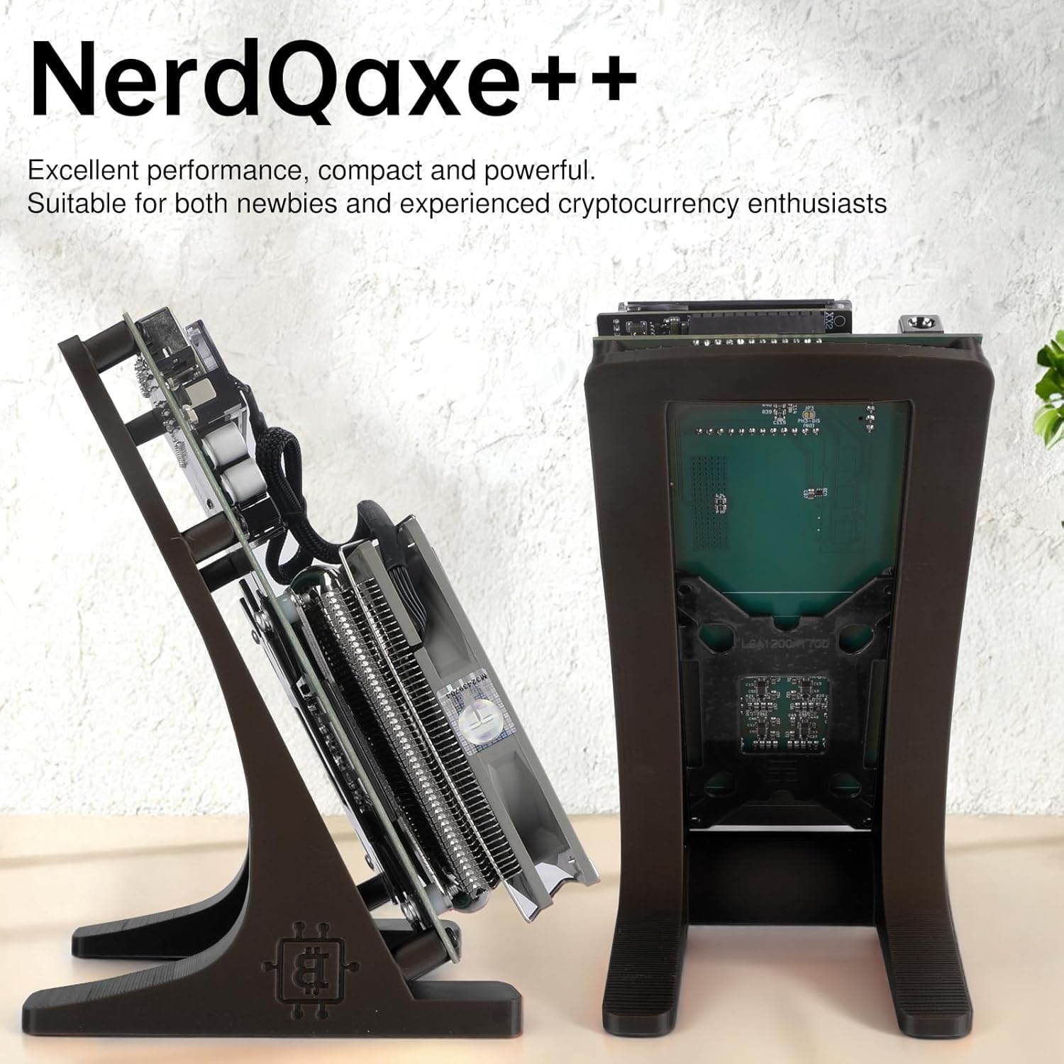 Nerdqaxe++ Bitcoin Miner | 4.8 TH/s | 4X BM1370 Chip (Antminer S21
