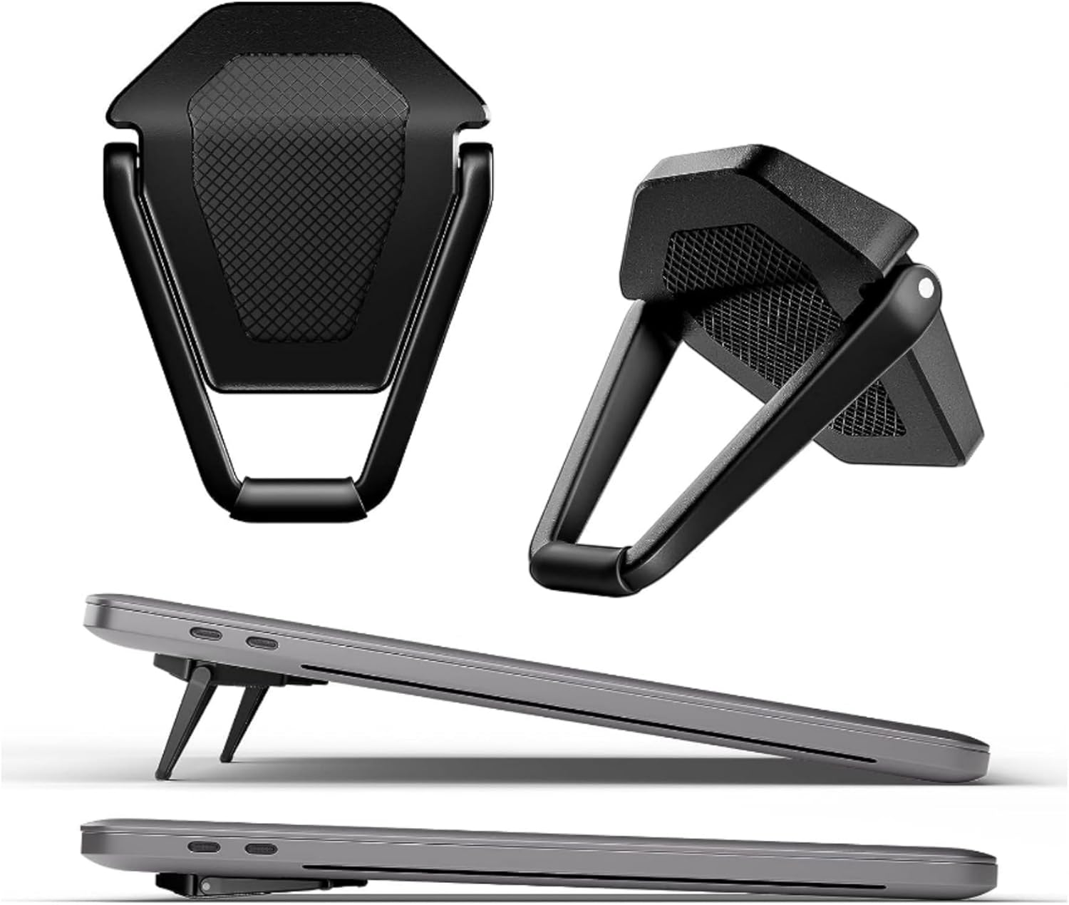 Soporte Invisible para Laptop - 2 Unidades de Aleación de Zinc