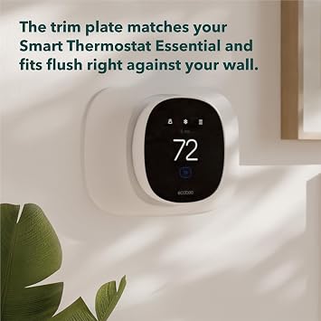 ecobee Trim Plate for Smart Thermostat Essential Only - Programmable WiFi Thermostat Accessory