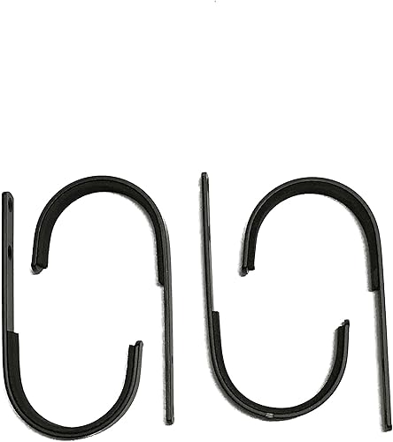 Miniatura 2 de Ganchos para pistola para escopeta, ganchos para rifle, arco de tiro con arco, forro de fieltro, almacenamiento de montaje en pared, 2 pares (hecho