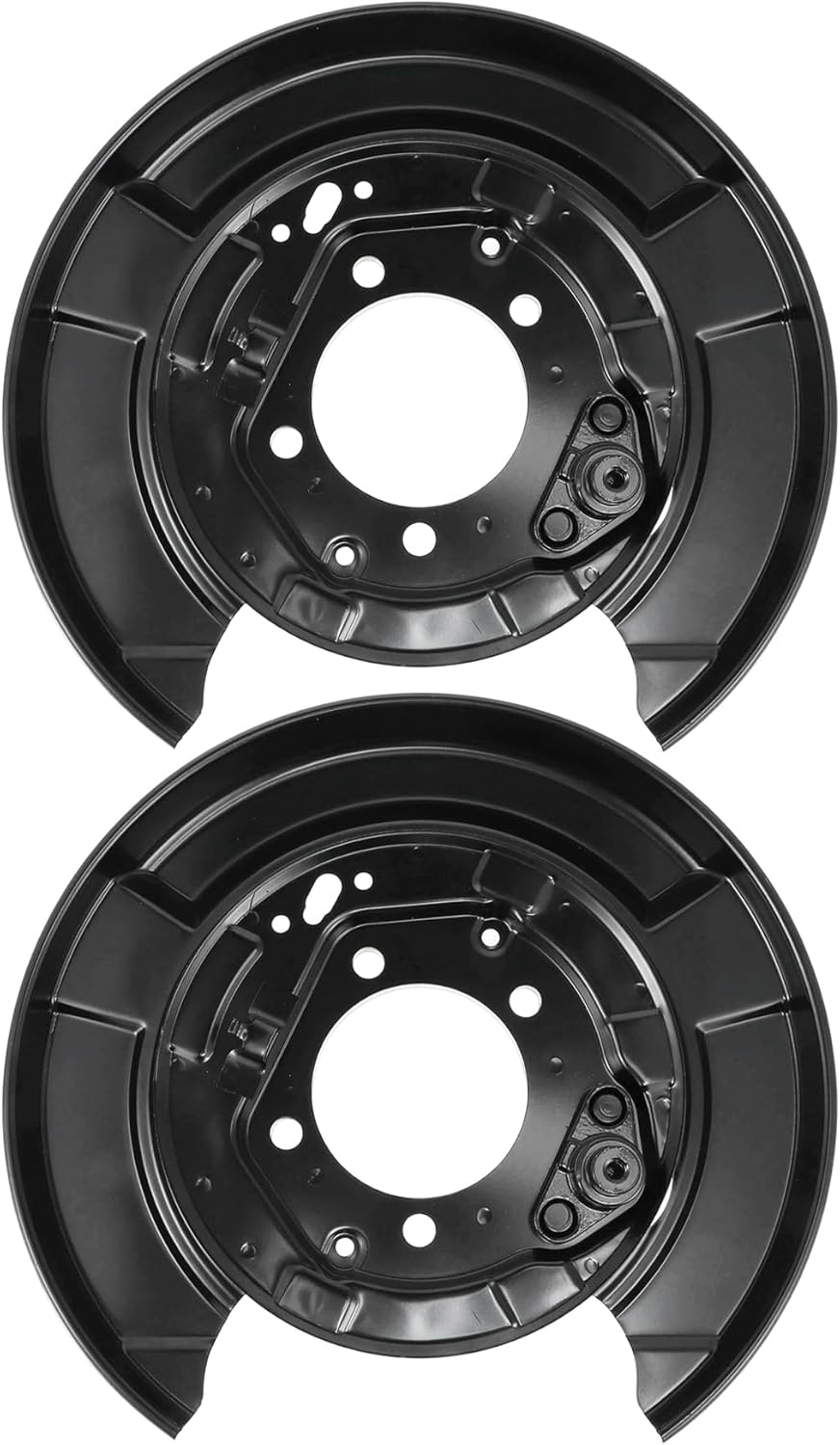 924-373 Rear Left Right Brake Dust Shield for Toyota Highlander 2004-2007 for Lexus RX400h RX330 RX350 Disc Brake Backing Plate Splash Brake Dust Covers 4650448020/4650348020
