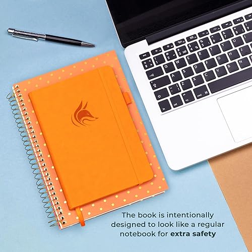 Miniatura 6 de CLEVER FOX - Libro de contraseñas con pestañas. Organizador de direcciones y contraseñas de Internet con pestañas alfabéticas. Cuaderno de tamaño