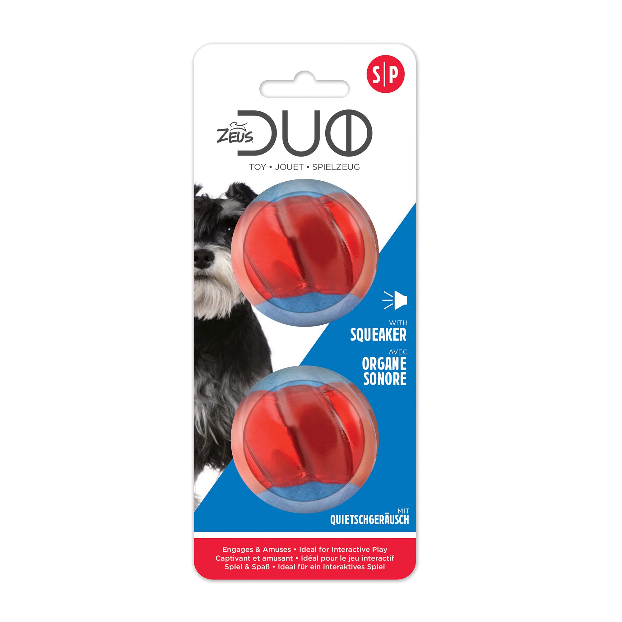 Zeus Duo Balls with LED, Interactive